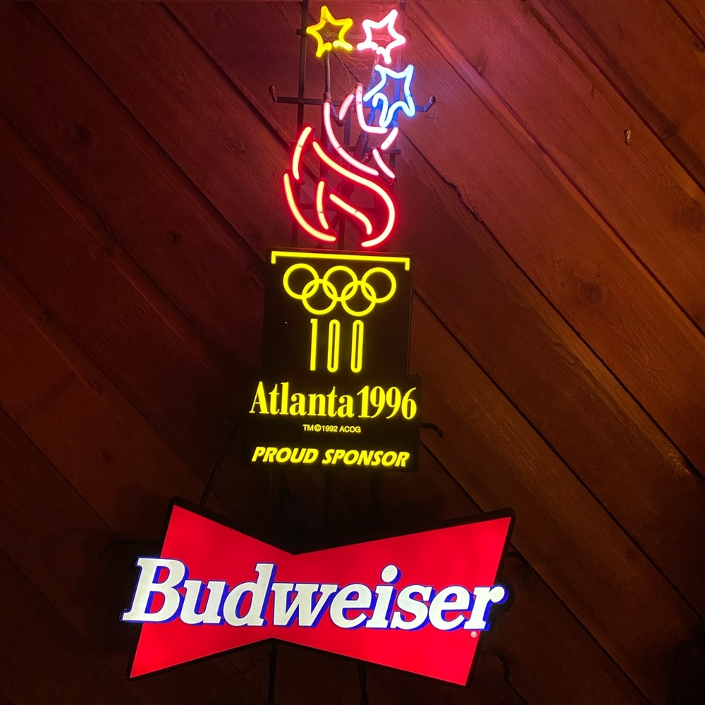 RARE 1996 Atlanta olympics neon sign